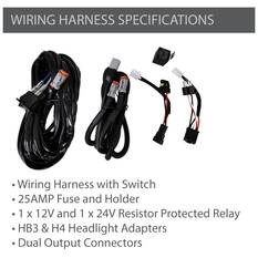 Enduralight LED Driving Light Kit w/ harness - 175mm 63W, , scanz_hi-res