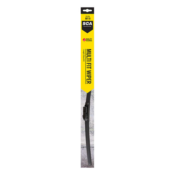 SCA Multi-Fit Wiper Blade 475mm (19") Single - MF19, , scanz_hi-res