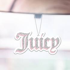 Juicy Couture Air Freshener - Glitter Logo Silver/Pink, , scanz_hi-res