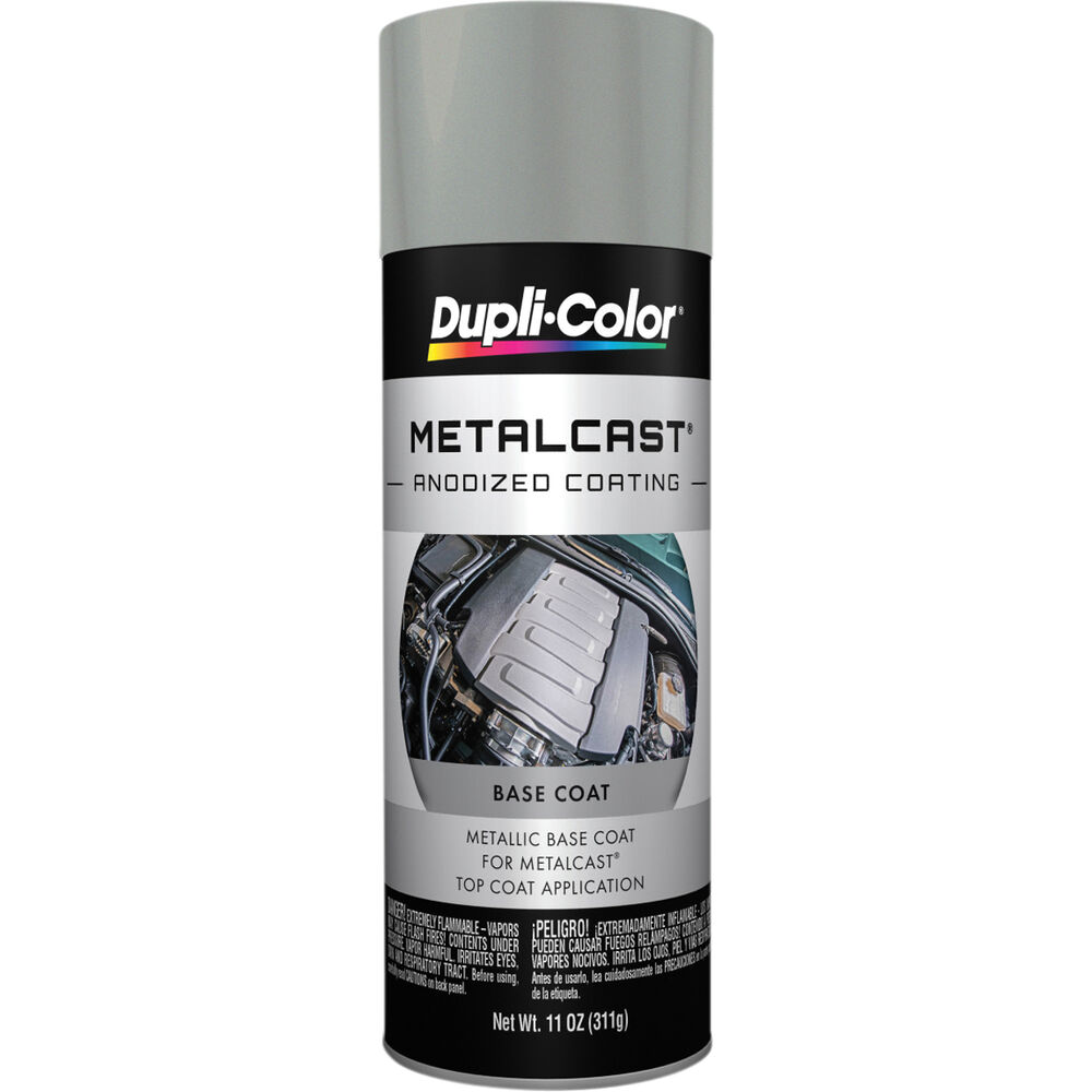 DupliColor Metalcast Aerosol Paint Enamel Grey Metallic Ground Coat