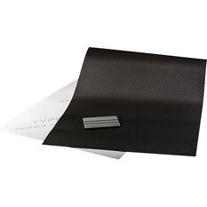 TypeS Adhesive Wrap Black Carbon Fibre 30cm x 90cm, , scanz_hi-res
