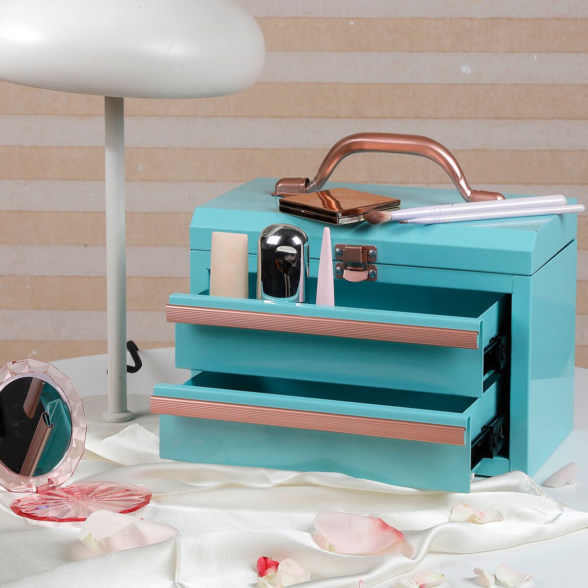 Toolpro Mini Tool Chest Turquois, , scanz_hi-res