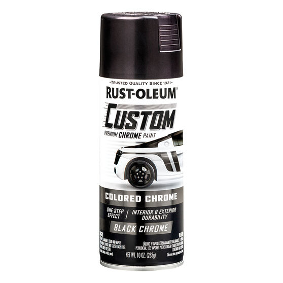 Rust-Oleum Custom Premium Lacquer Paint, Chrome Black - 312g, , scanz_hi-res