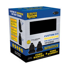 Getaway Neoprene Ready Made Seat Covers Front Pair Black suits Ranger Next Gen, , scanz_hi-res