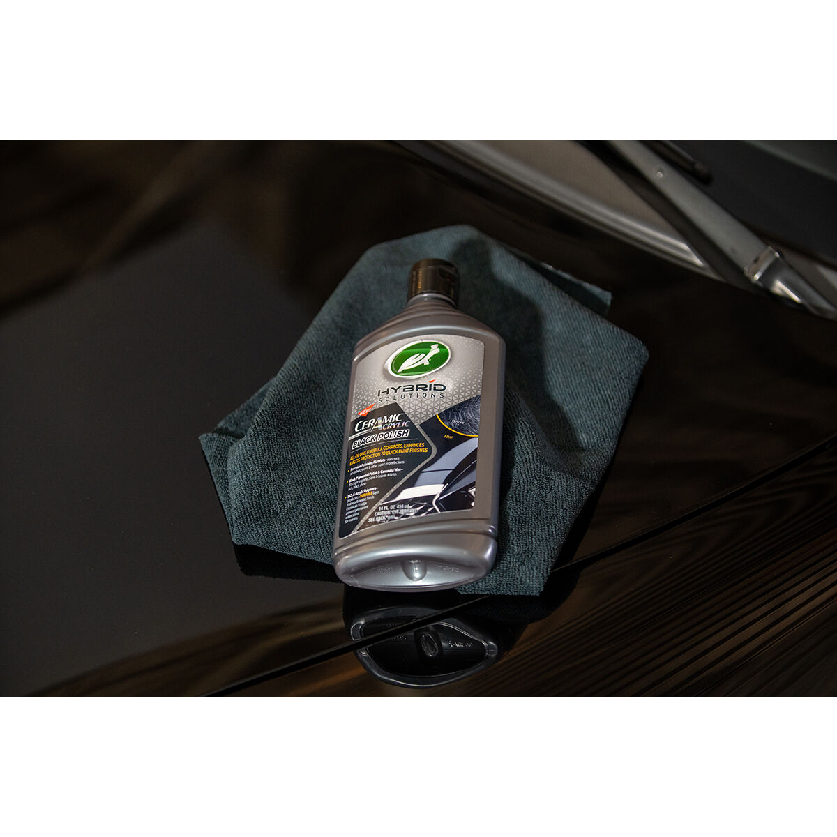 Turtle Wax Hybrid Solutions Ceramic Black Liquid Polish 414mL, , scanz_hi-res