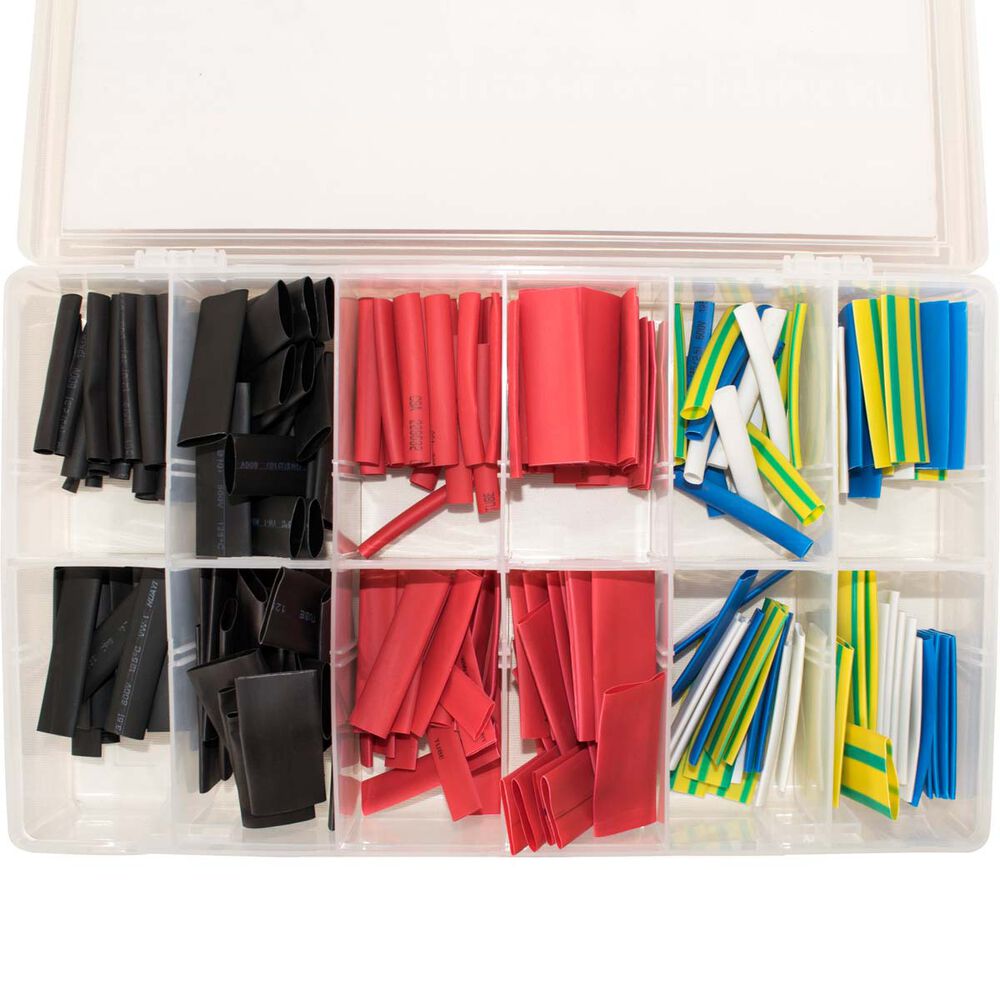 SCA Heat Shrink Tubing Assorted, 513mm, 220 Piece Supercheap Auto