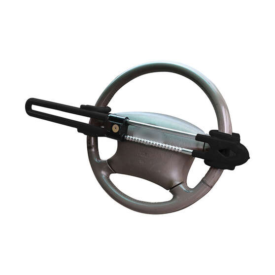 Cabin Crew Double Hook Car Steering Wheel Lock, , scanz_hi-res