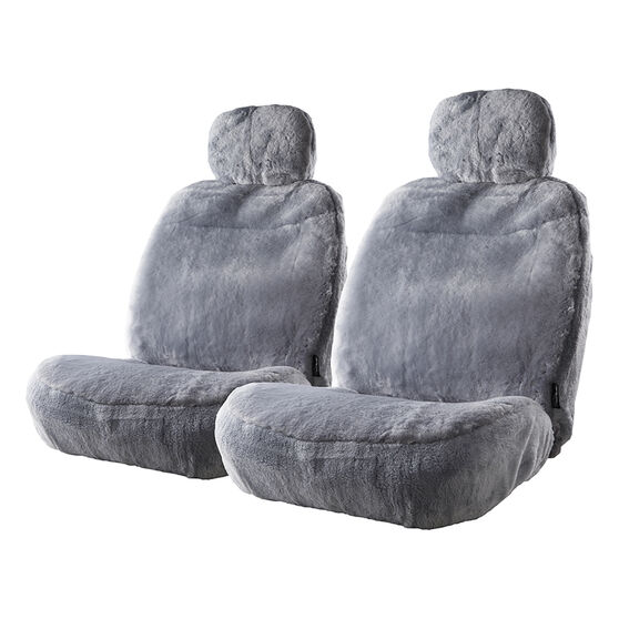 Sheepskin Seat Covers Side Airbags Velcromag