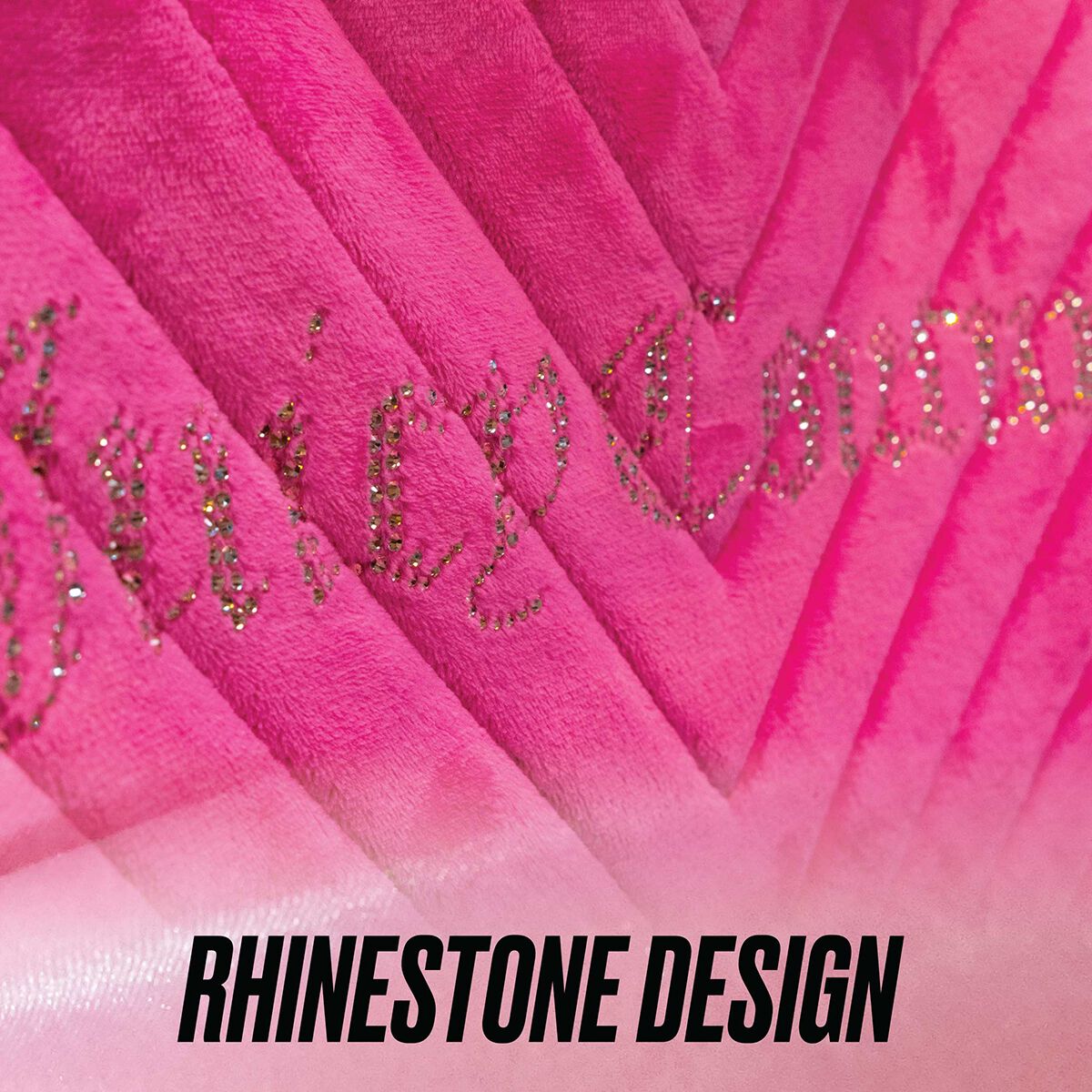 Juicy Couture 2 Piece Juicy Bling Seat Covers - Pink/Gold, , scanz_hi-res