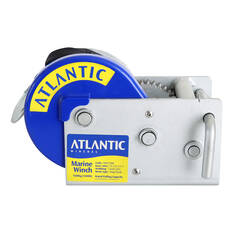 Atlantic Marine Winch 15:1/5:1/1:1 Webbing Strap Snap Hook 7.5m 1500kg, , scanz_hi-res