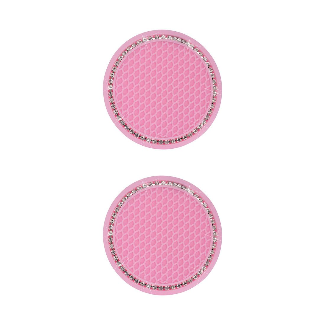 Cabin Crew Drink Coasters Pink/Bling 2Pk, , scanz_hi-res
