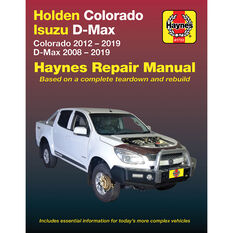 Haynes Repair Manual Holden Colorado RG 2012-2019, Isuzu D-Max 2008-2019 41733, , scanz_hi-res