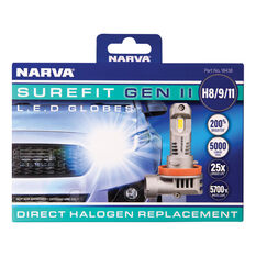 Narva Surefit LED Headlight Globes H8/9/11 12/24V, , scanz_hi-res