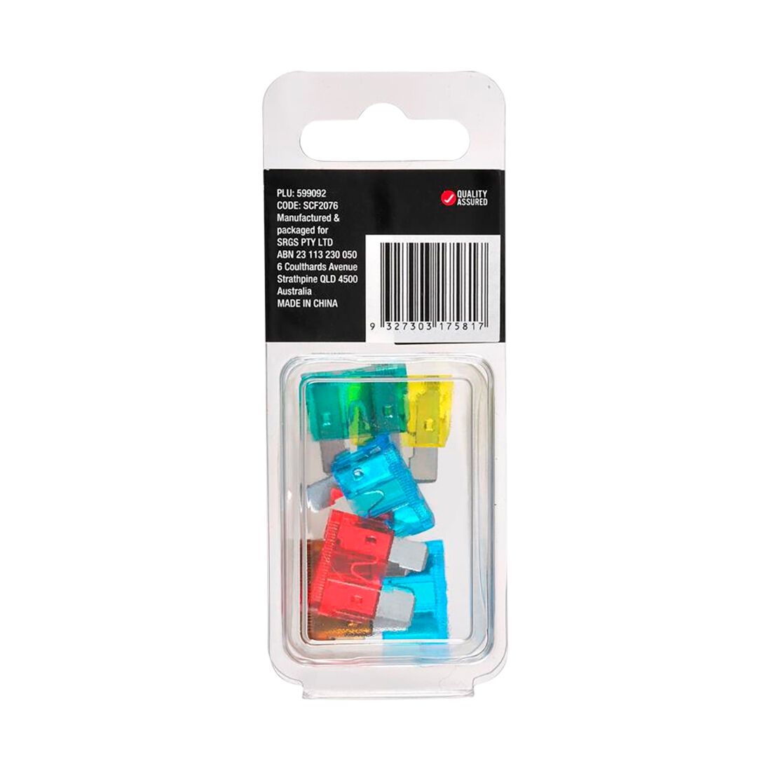 SCA Automotive Fuses - Standard Blade Assorted, 6 Pack, , scanz_hi-res