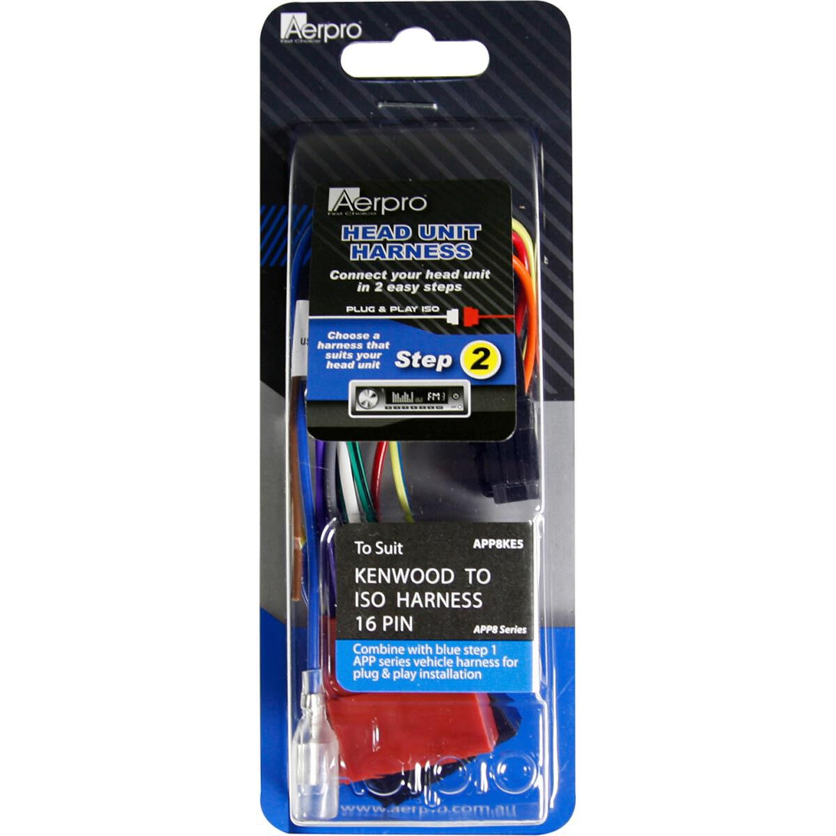 Aerpro APP8KE5 Head Unit Specific Wiring Harness, , scanz_hi-res