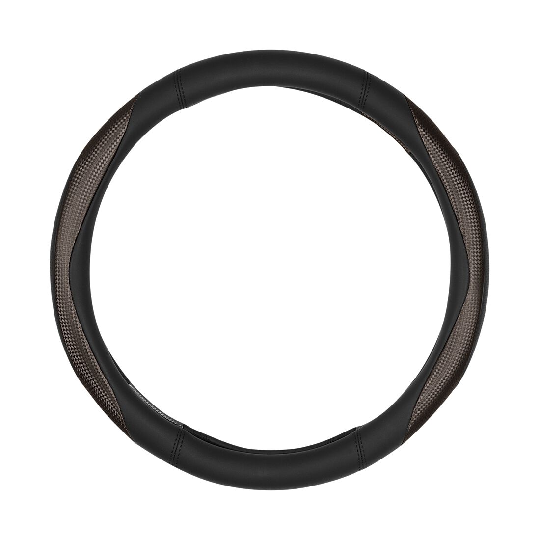 SCA Steering Wheel Cover Sports Leather Look Black Metallic, , scanz_hi-res