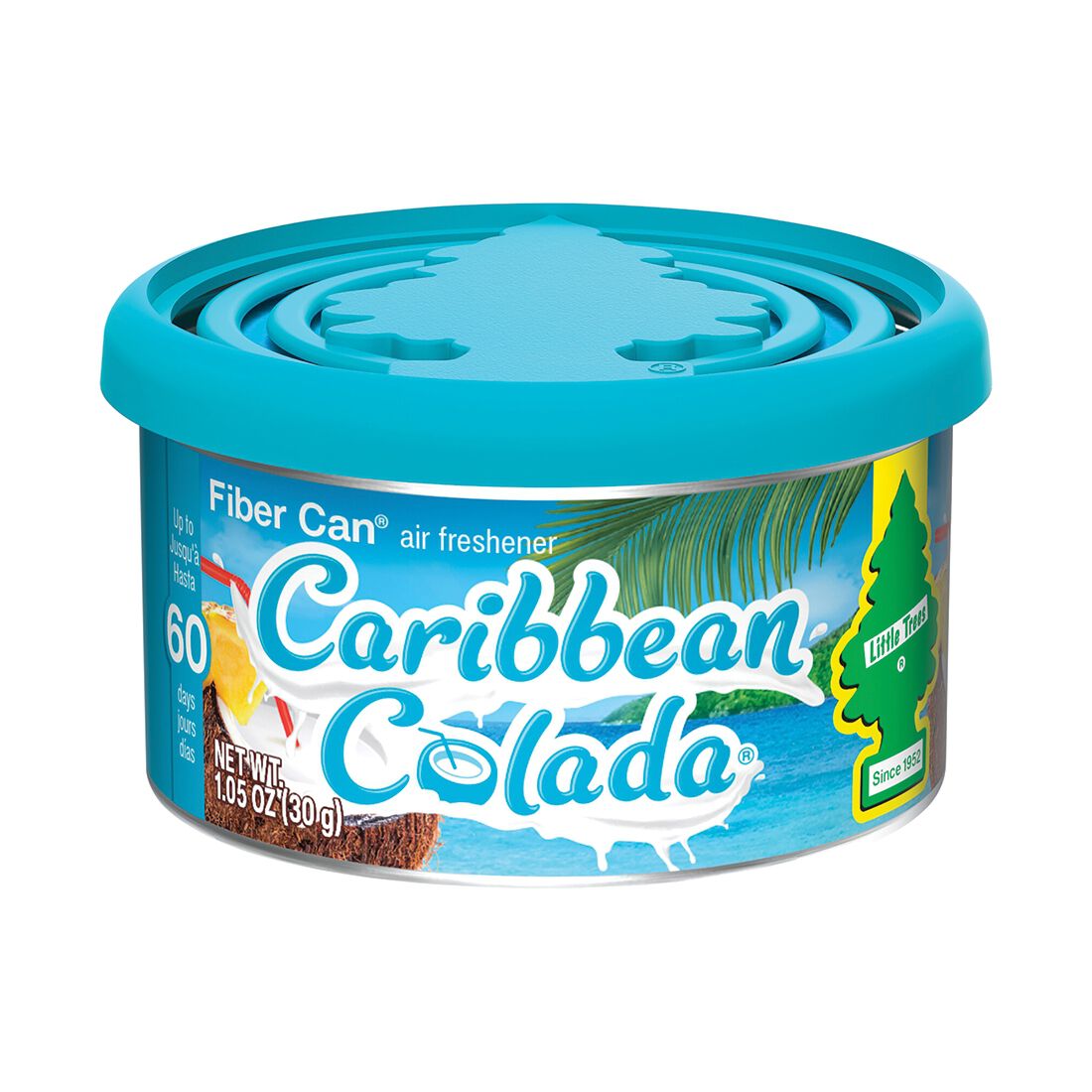 Little Trees Air Freshener Can Caribbean Colada 30g, , scanz_hi-res