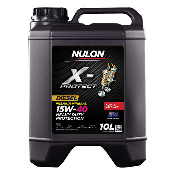 Nulon X-Protect 15W-40 Heavy Duty Protection 10 Litre, , scanz_hi-res