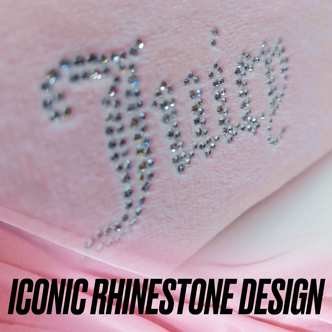 Juicy Couture Big Bling Steering Wheel Cover & Seat Belt Comforters Combo - Pink, , scanz_hi-res