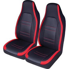 SCA Racing Seat Covers Front Pair Size 60 Black/Red, , scanz_hi-res