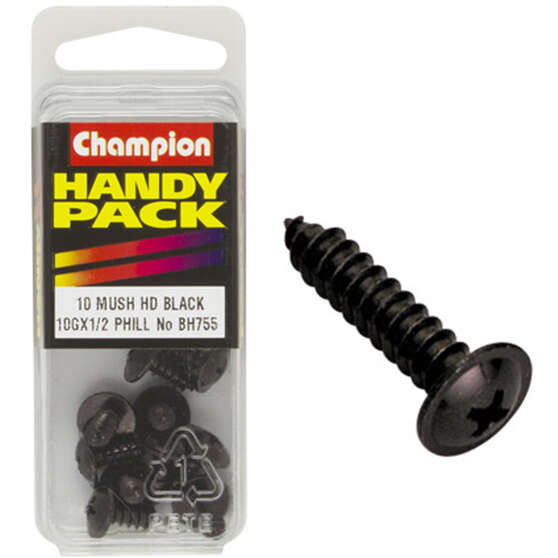 Champion Handy Pack Self-Tapping Screws BH755, 10G x 1/2", , scanz_hi-res
