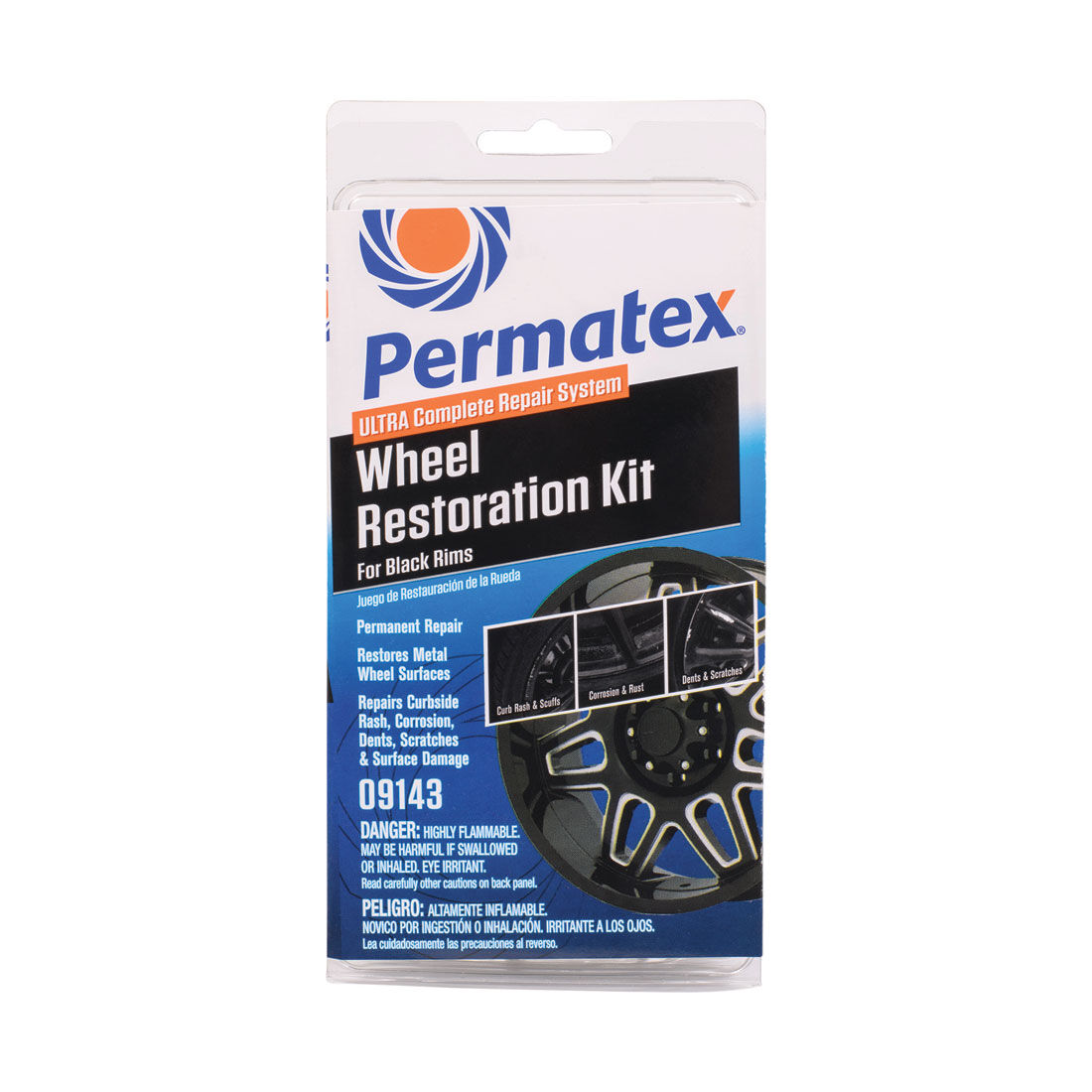 Permatex Wheel Restoration Kit Black, , scanz_hi-res