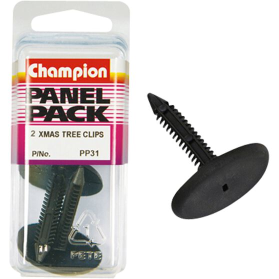 Champion Panel Pack Christmas Tree Clips PP31, White, , scanz_hi-res