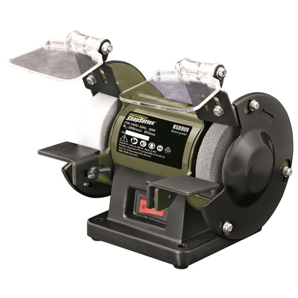 Rockwell Shopseries Bench Grinder 75mm 50w Supercheap Auto