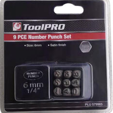 ToolPRO Number Punch Set - 6mm, , scanz_hi-res