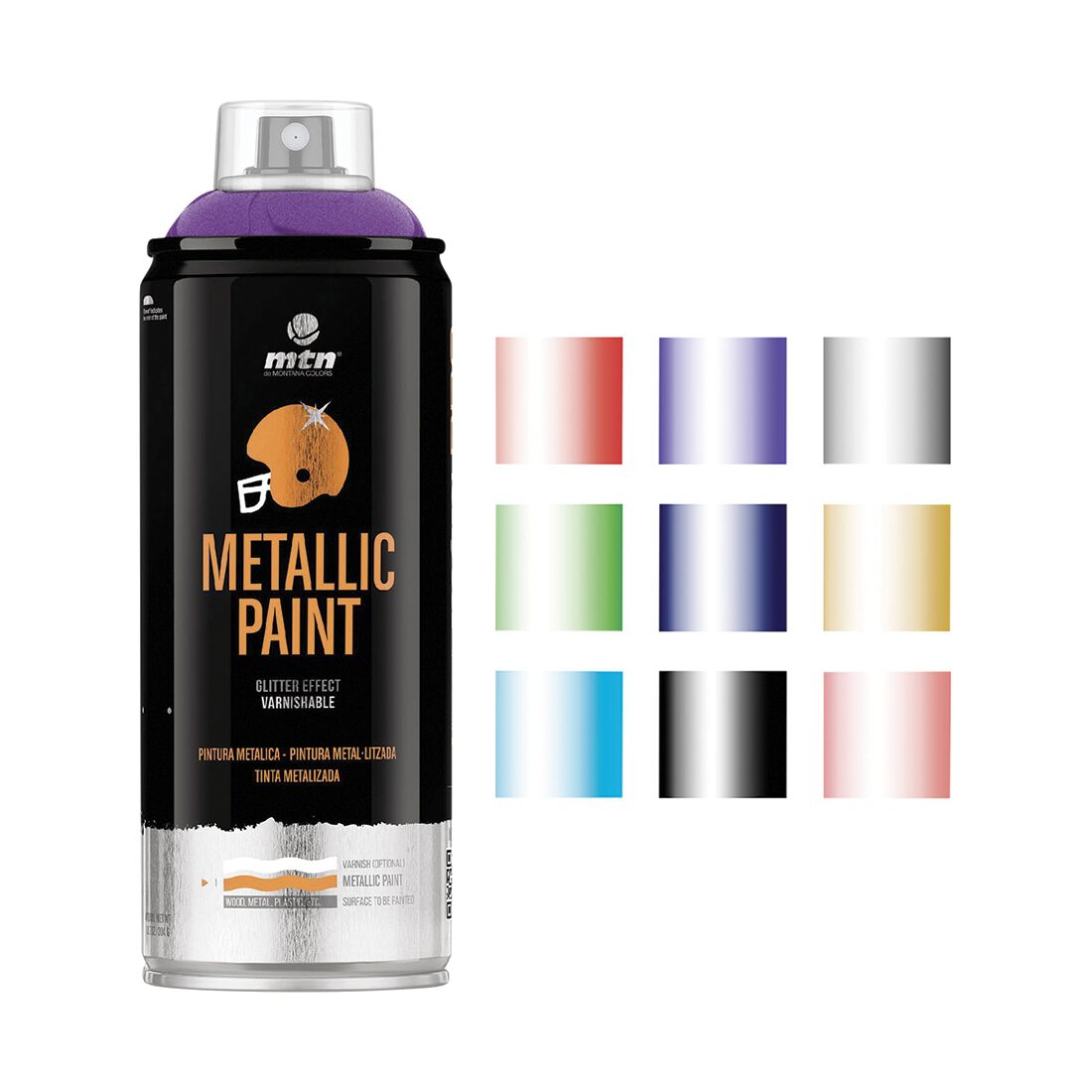 MTN Pro Metallic Violet Spray Paint 400mL, , scanz_hi-res