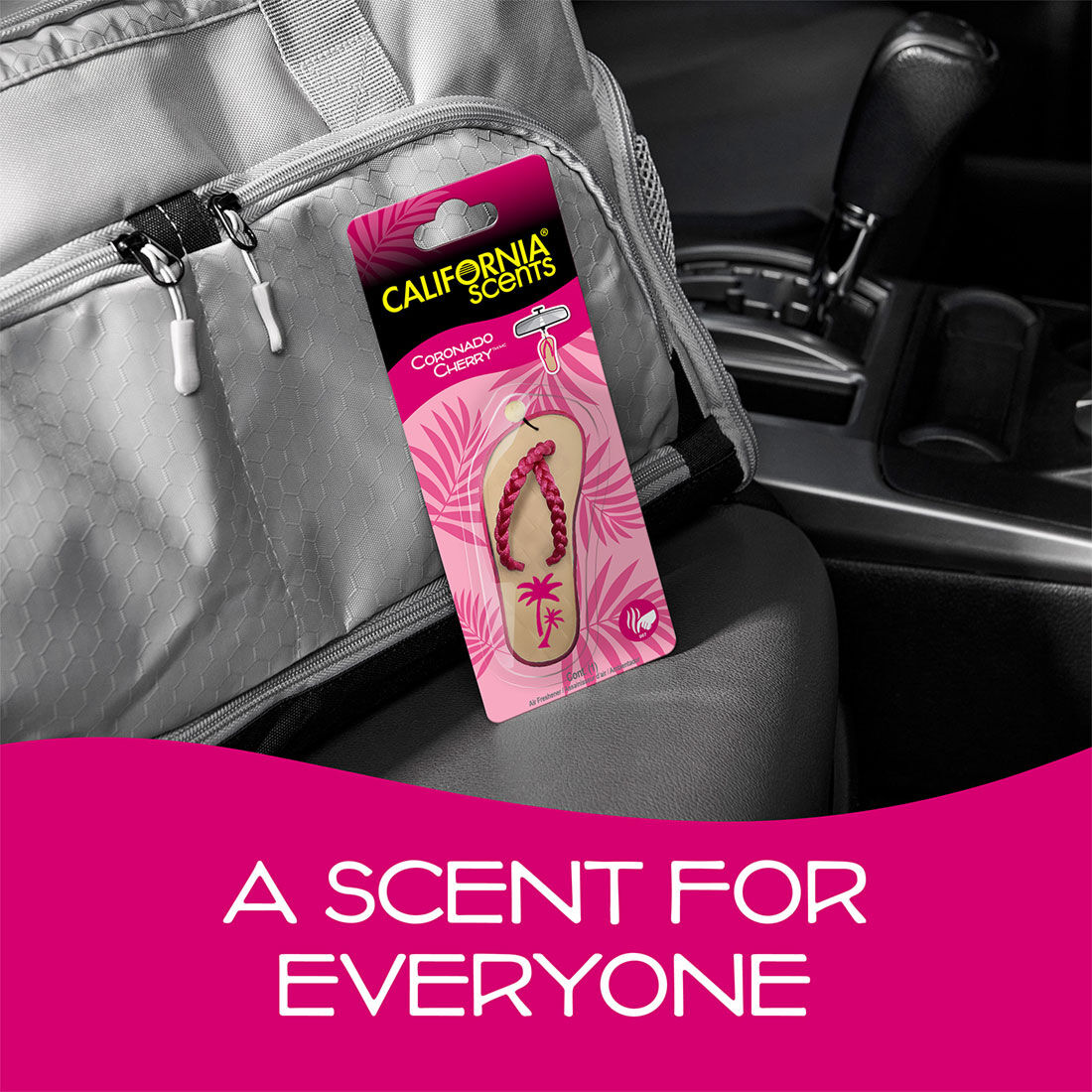 California Scents Novelty Hanging Sandal Coronado Cherry Car Air Freshener 1PK, , scanz_hi-res