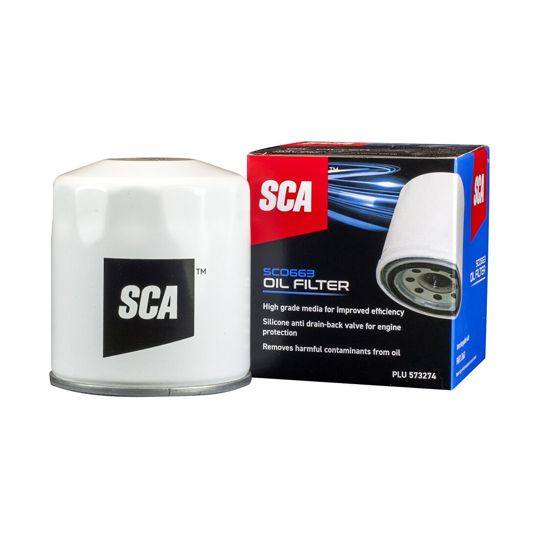 SCA Oil Filter SCO663 (Interchangeable with Z663), , scanz_hi-res
