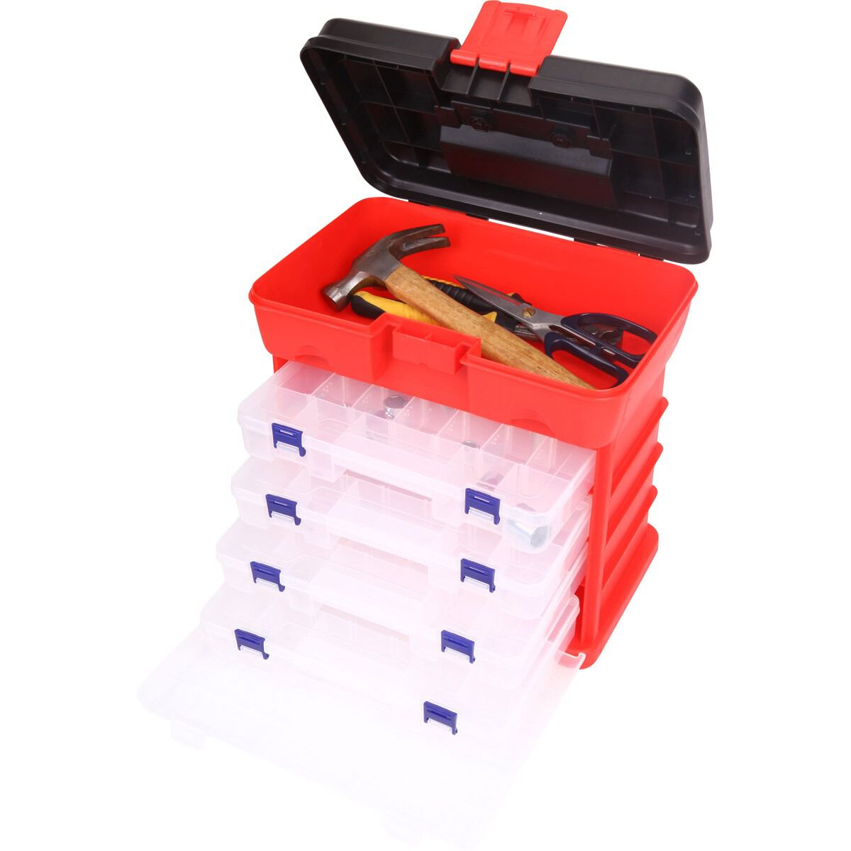 ToolPRO Plastic Organiser 19 Compartment 4 Pack, , scanz_hi-res