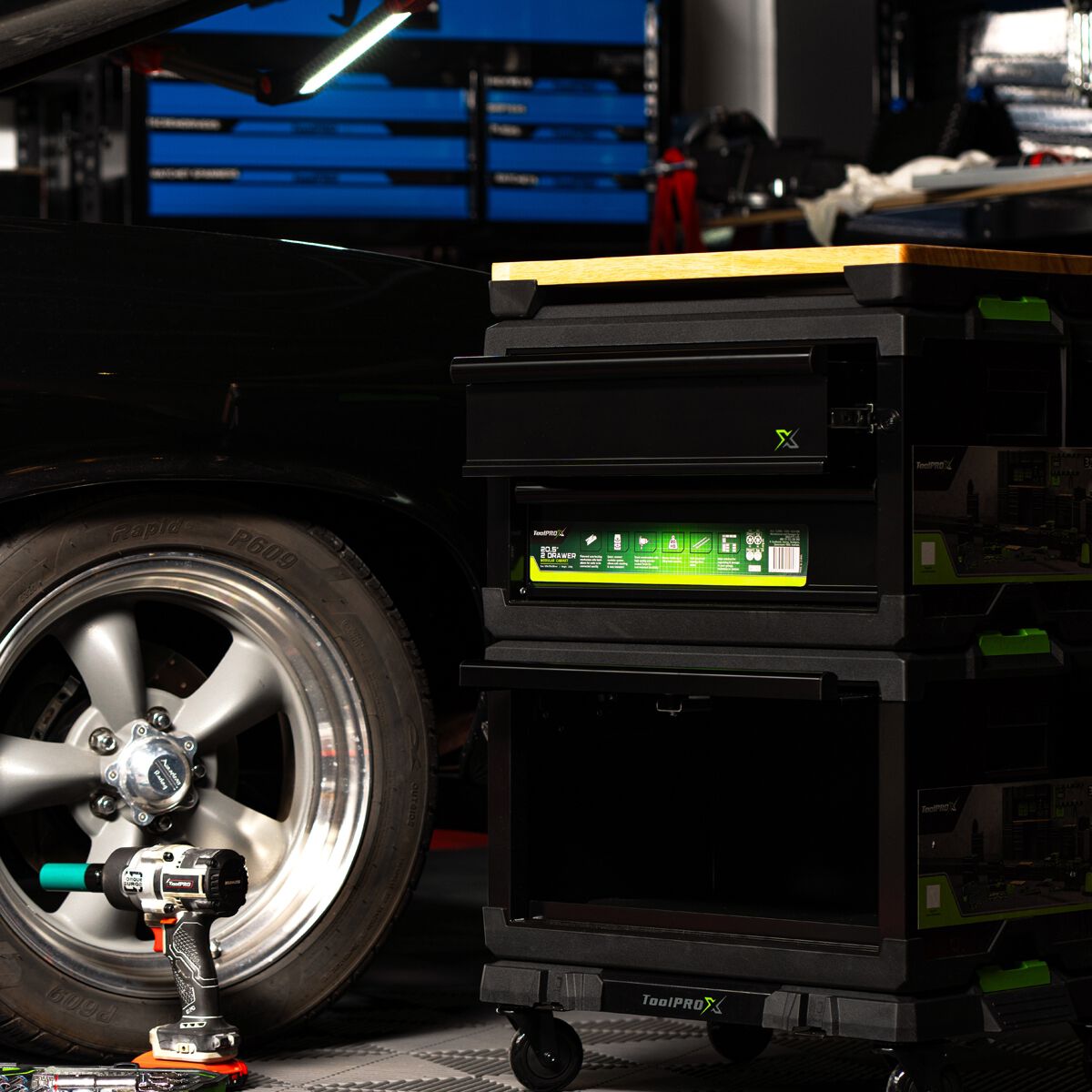 ToolPRO-X Metal Modular Storage System - Timber Workbench Top, , scanz_hi-res