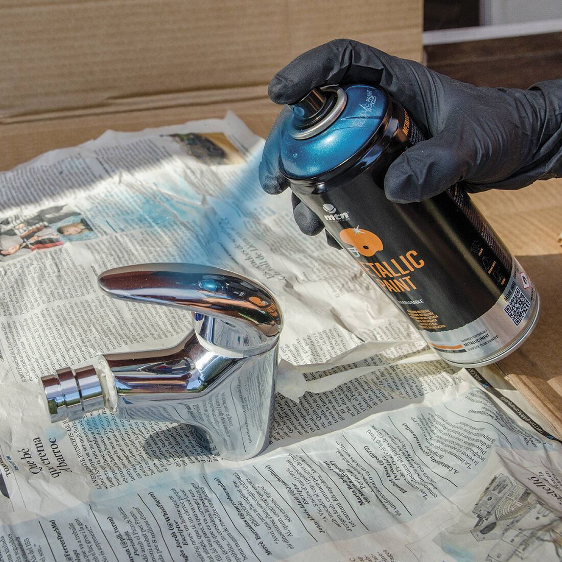 MTN Pro Metallic Blue Spray Paint 400mL, , scanz_hi-res