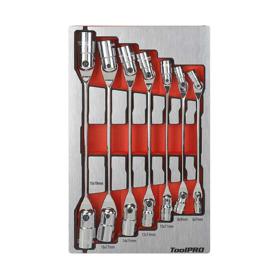 ToolPRO EVA Double Flex Spanner Set 7 Piece, , scanz_hi-res