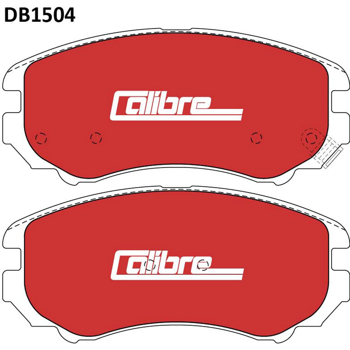 Calibre Disc Brake Pads DB1504CAL, , scanz_hi-res