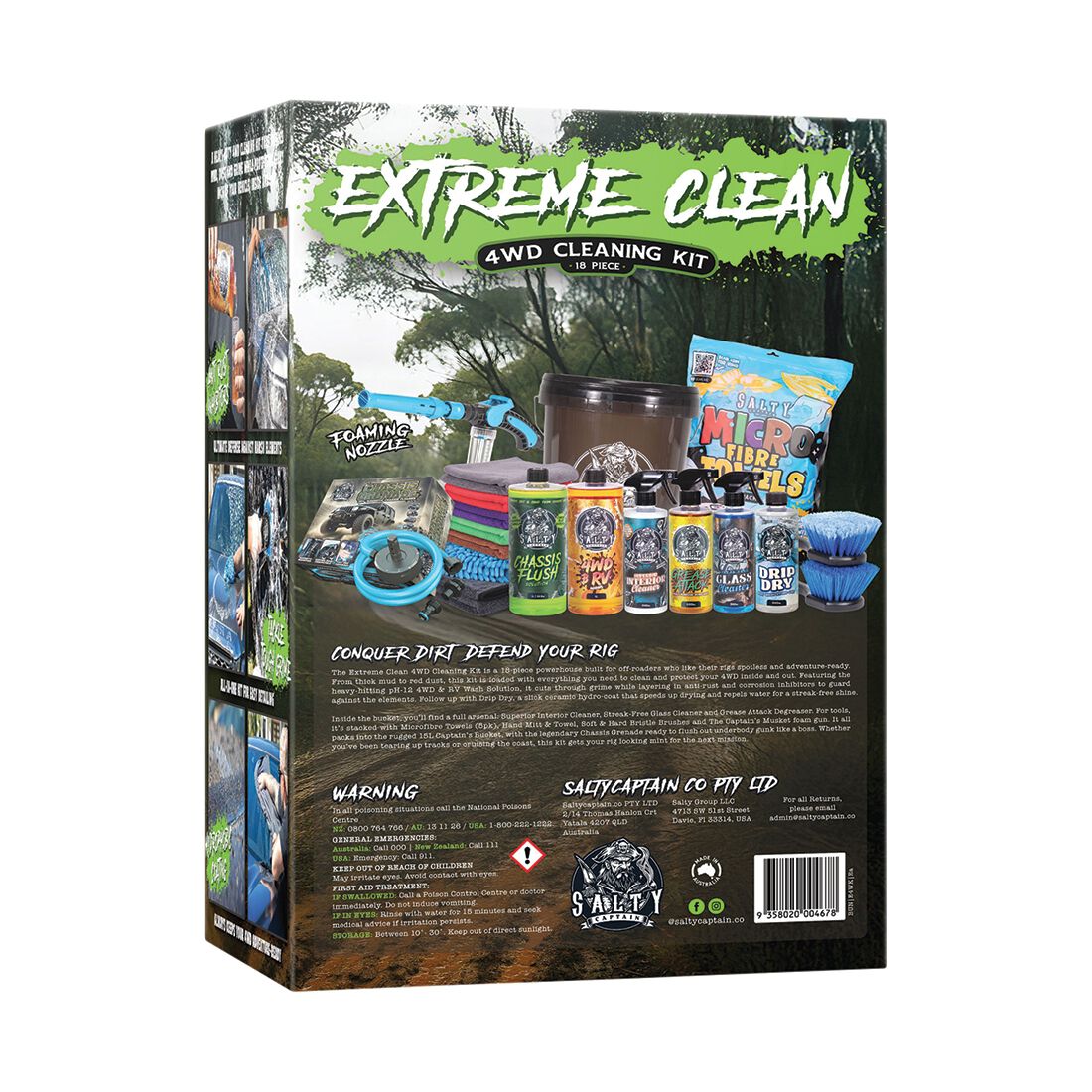 Salty Captain Extreme Clean 4WD Cleaning Kit - 18 Piece, , scanz_hi-res