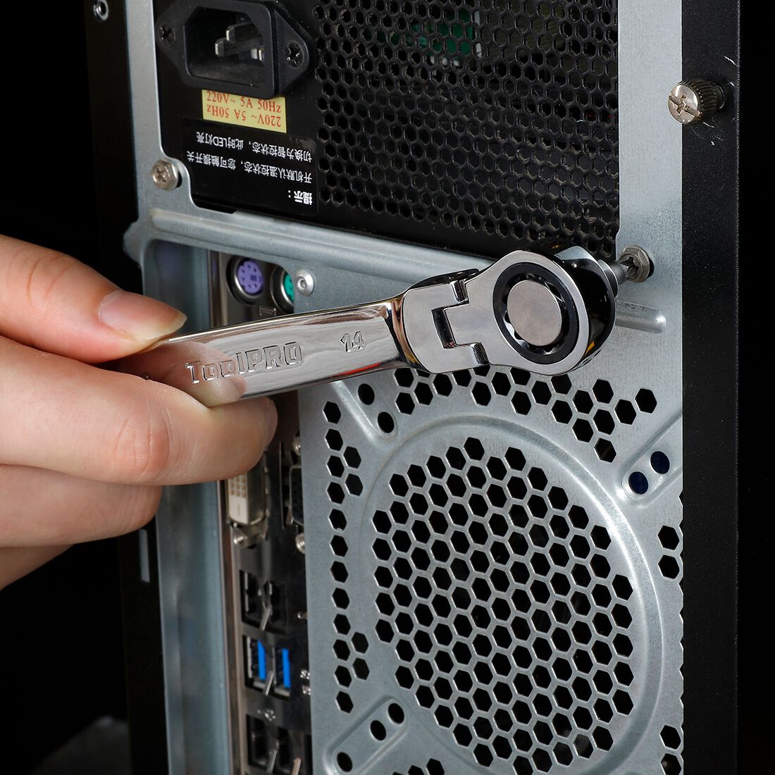 ToolPRO QC Double Flex Ring Ratchet Wrench Set, , scanz_hi-res