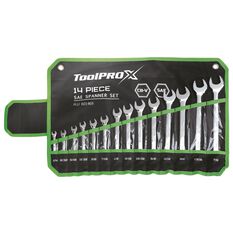 ToolPRO-X Spanner Set Combination SAE 14 Piece, , scanz_hi-res