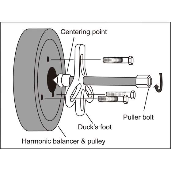 ToolPRO Harmonic Balancer Puller Kit 13 Piece, , scanz_hi-res