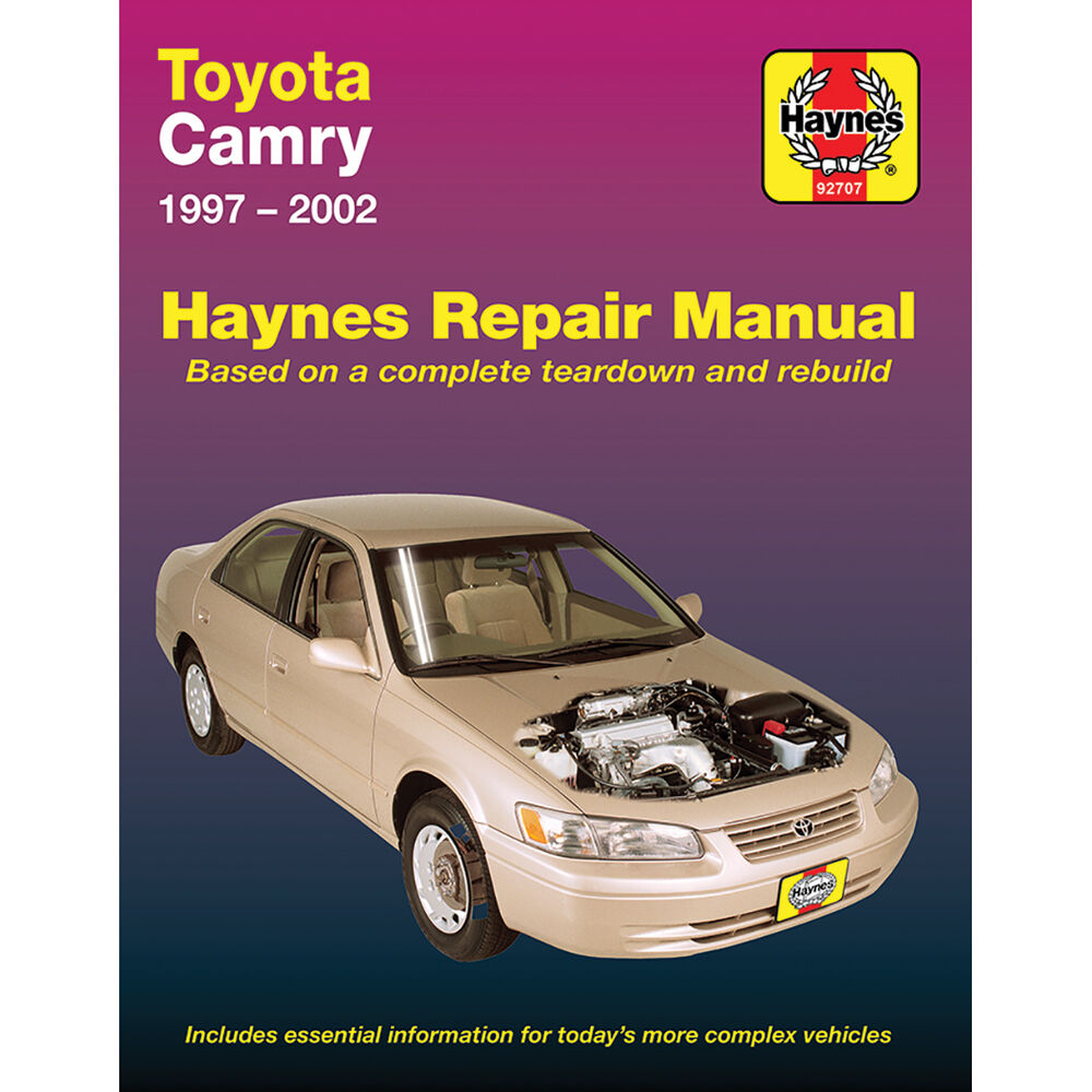 Haynes Car Manual For Toyota Camry 19972002 92707 Supercheap Auto