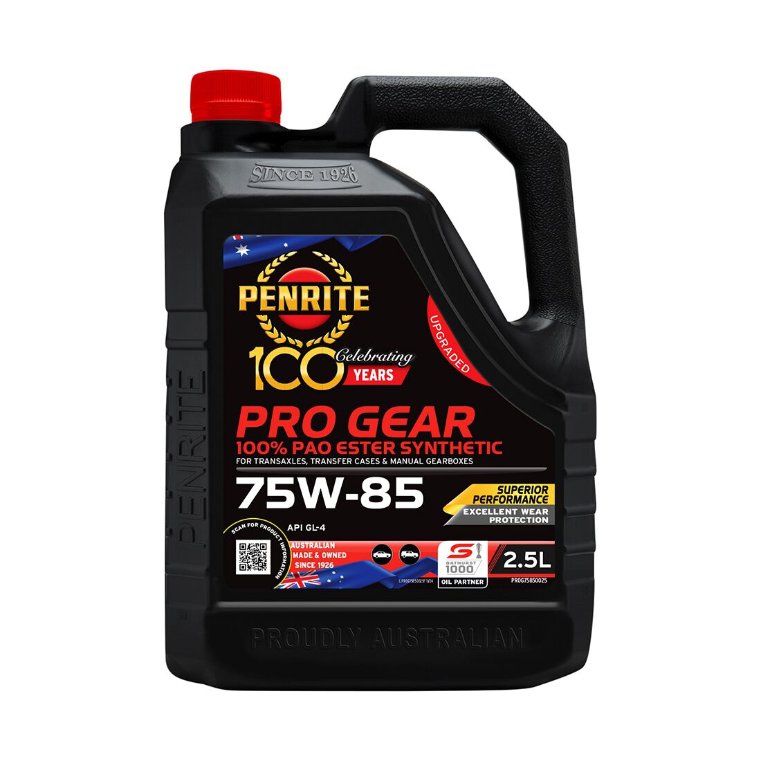 Penrite Pro Gear Oil - 75W-85 2.5 Litre, , scanz_hi-res