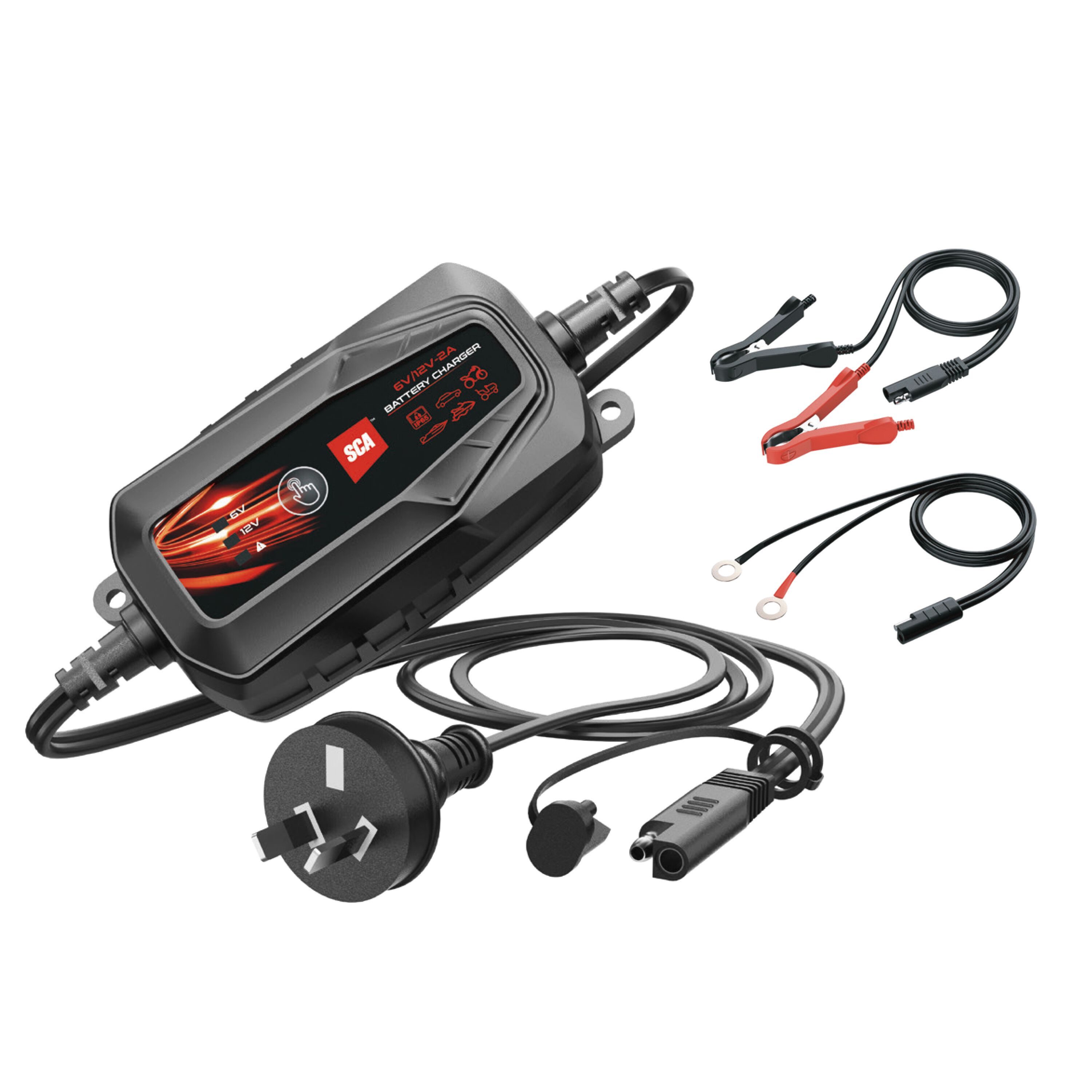 SCA Multi-Stage Battery Charger 6V/12V 2 Amp | Supercheap Auto New Zealand