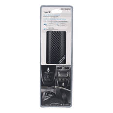 Type S Adhesive Wrap Black Carbon Fibre 30cm x 90cm, , scanz_hi-res