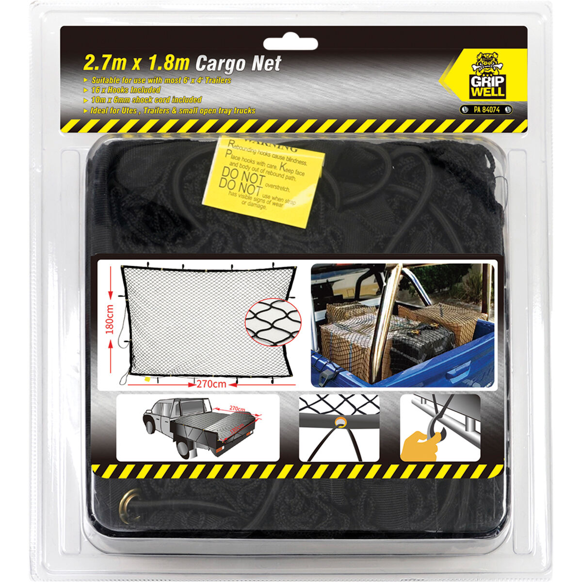 Gripwell Cargo Net 2.7m x 1.8m, , scanz_hi-res
