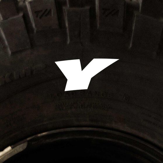 Tire Stickers - Letter Y, , scanz_hi-res