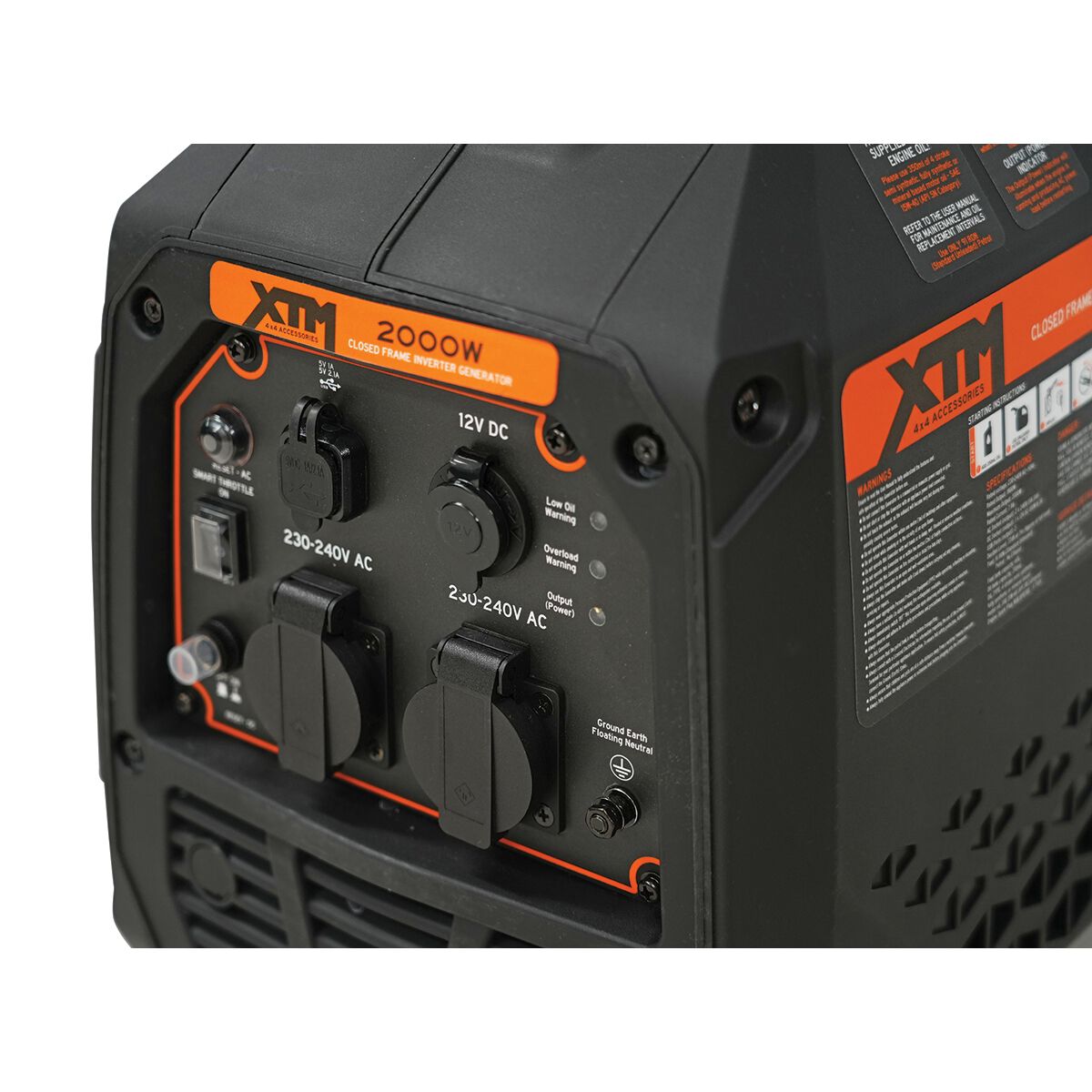 XTM Inverter Generator Closed Frame V2 2000W, , scanz_hi-res