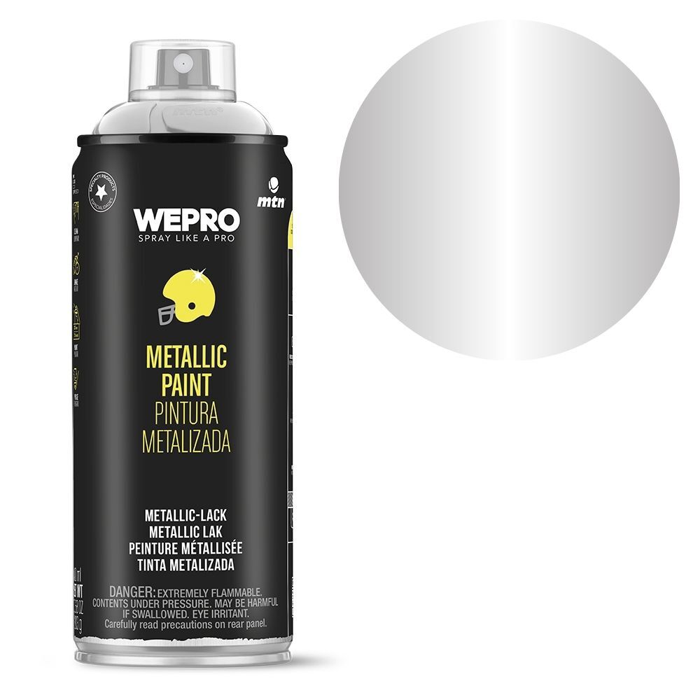 MTN Pro Metallic Aluminium Spray Paint 400mL, , scanz_hi-res