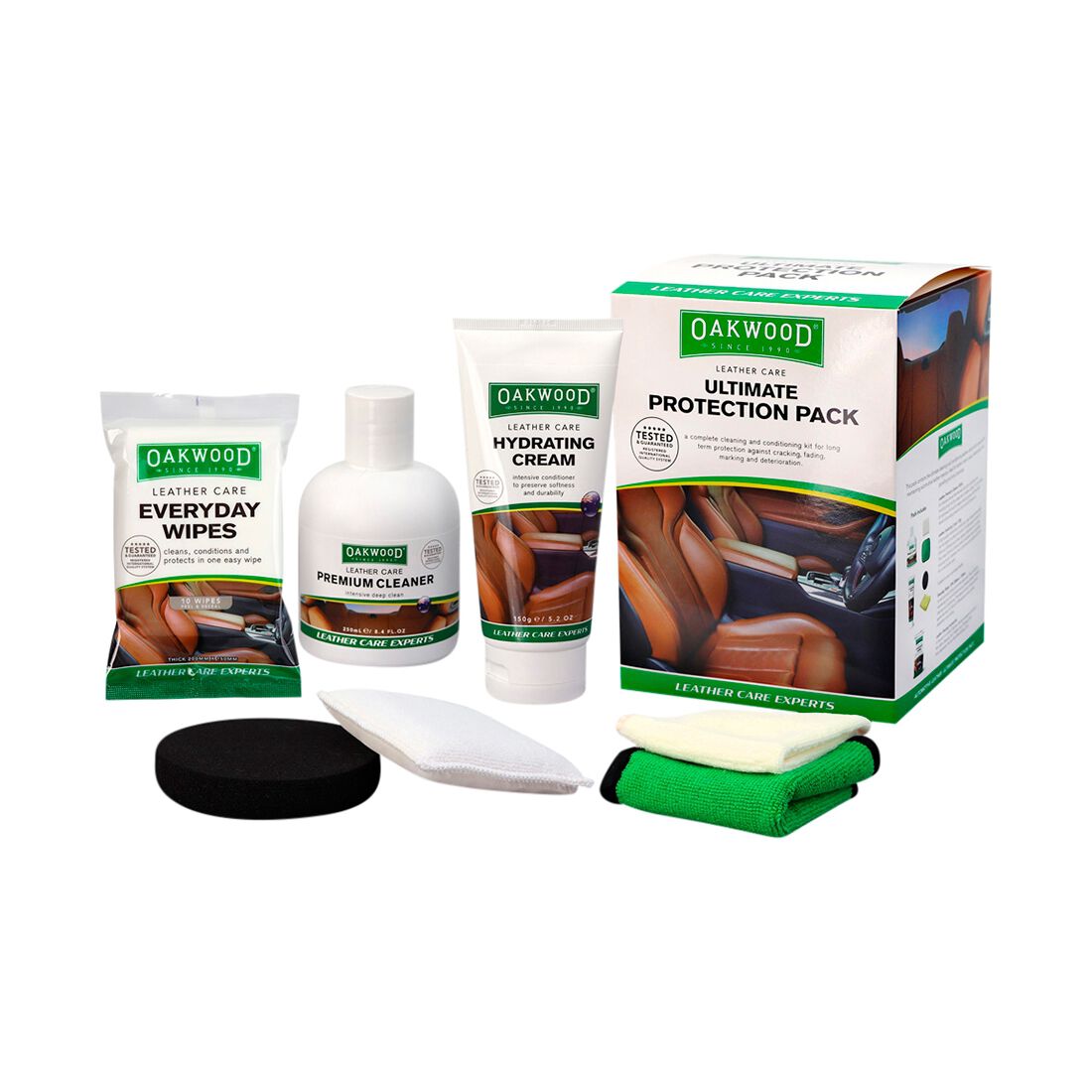 Oakwood Leather Care Ultimate Protection Pack, , scanz_hi-res